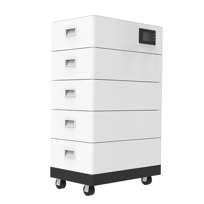 5KWH 10KWH 15KWH 20KWH Baterai Lithium yang dapat ditumpuk 48V 52ah LiFePO4 untuk penyimpanan surya
