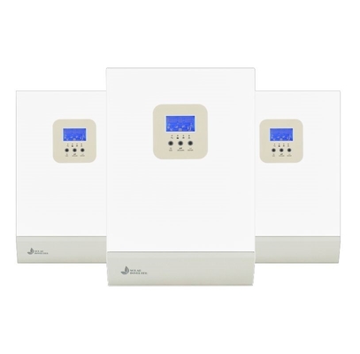 Home Konverter Tenaga Surya 10kw Inverter Hybrid Dengan Baterai Lithium