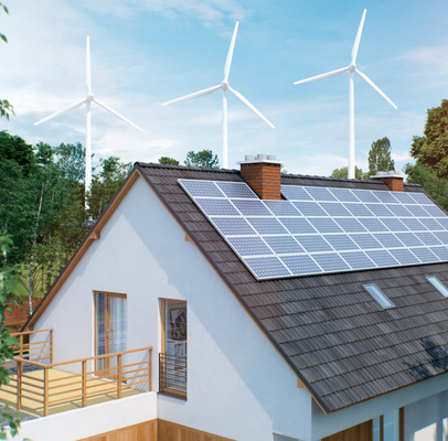 5KW/10KW Turbin Angin Fase 3 380VAC untuk Generasi Listrik Hibrida On Grid