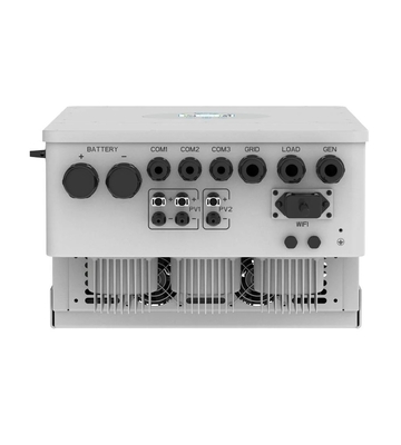 Inverter surya hibrida 12Kw 40v 60v Daya puncak 2 kali tiga fase