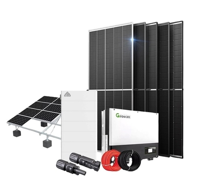 Sistem generator surya rumah hibrida dengan Deye Growatt sebelumnya