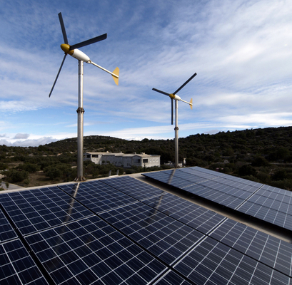 Jenis Turbin Angin Turbin Angin Horizontal 10Kw Off Grid Angin Sistem Tenaga Solar Hybrid