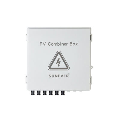 390*390*185 PV Combiner Box 500VDC Dengan Perlindungan SPD Bahan ABS