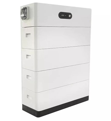 Jenis Sistem Baterai Lithium Ion 5kwh yang dapat ditumpuk untuk 51.2v Power Wall 10kw Kapasitas