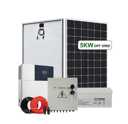 Rack Dipasang 48v off grid sistem baterai surya sistem hibrida grid surya