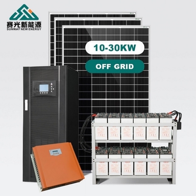 20KW Sistem fotovoltaik lengkap di luar jaringan Sistem panel surya mandiri