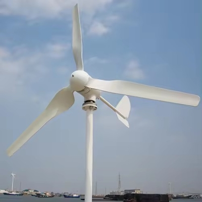 10Kw Off Grid Wind Solar Hybrid Power System dengan Pure Sinus Wave Low Frequency Inverter