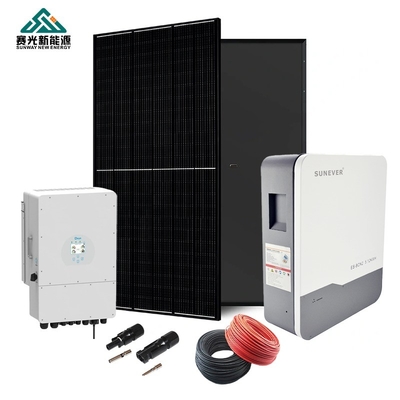 5Kw-12Kw Sistem Tenaga Surya Hibrida Set Lengkap untuk Rumah dan Pra-penjualan Desain Proyek