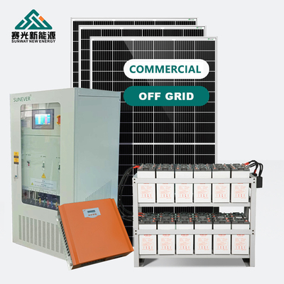 Complete 3 Phase Off Grid Solar Kit Sistem Energi Surya Off Grid