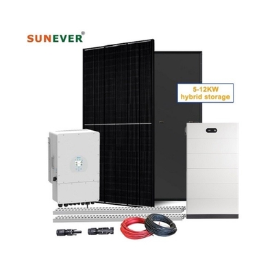 Home Panel Surya Hibrida Sistem Energi Silikon Monokristalin Instalasi yang Nyaman