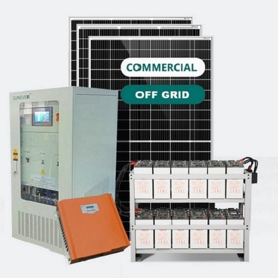 Tiga Fase Off Grid Sistem Surya Rumah Tangga Desain Modern yang dapat ditumpuk