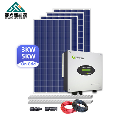Sistem energi surya yang dapat disesuaikan 5kw 10kw 15kw 20kw 30kw Untuk situs instalasi di luar ruangan