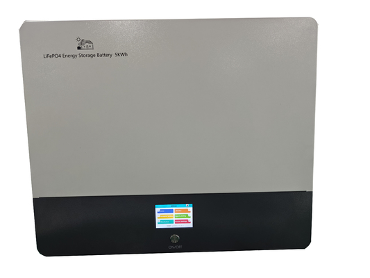 Off Grid Hybrid Grid Baterai Energi Surya Penyimpanan 10-20 KWh Rentang Daya Keluar