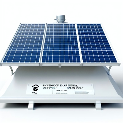 Sistem Energi Surya STD atap miring dengan Sertifikasi TUV dan Berat Panel 18kg