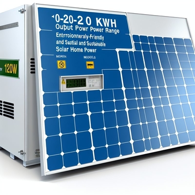 10-20 KWh Rentang Daya Output Sistem Panel Surya Ramah Lingkungan untuk Tenaga Rumah Surya Ramah Lingkungan dan Berkelanjutan
