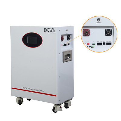 Baterai penyimpanan rumah baterai besi lithium 10KWH dengan garansi 5 tahun