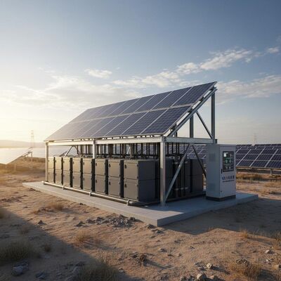 Sumber Daya Panel Surya Sistem Penyimpanan Tenaga Surya Mode Instalasi Sistem Manajemen Energi untuk Proyek Surya Skala Besar