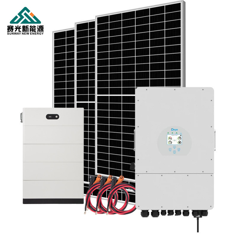 Universal Plug Type 5kw 8kw 10kw 12kw Sistem Panel Surya untuk Rumah oleh Afore Inverter