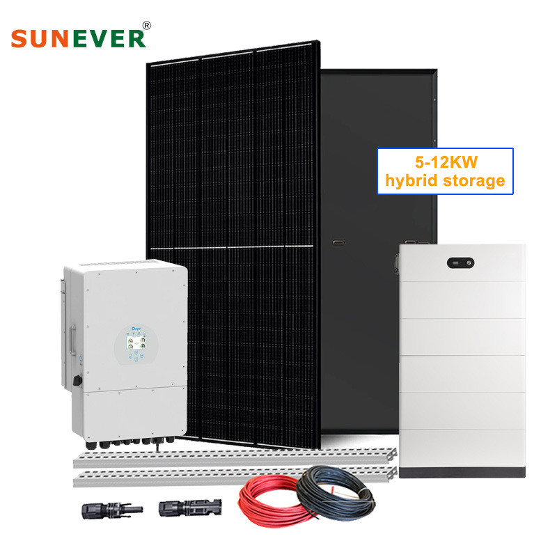 48Vdc/51.2Vdc Hybrid Pv System Untuk Rumah 5kw 8kw 10kw 12kw CE