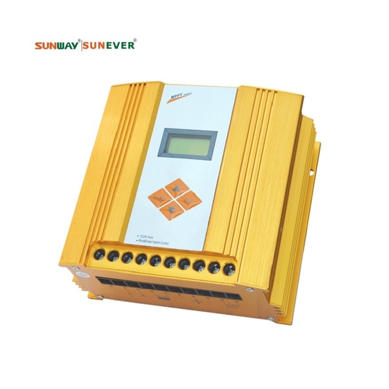 100-600W 12V Solar And Wind Controller Top Solar PWM LCD CE Sertifikasi IEC