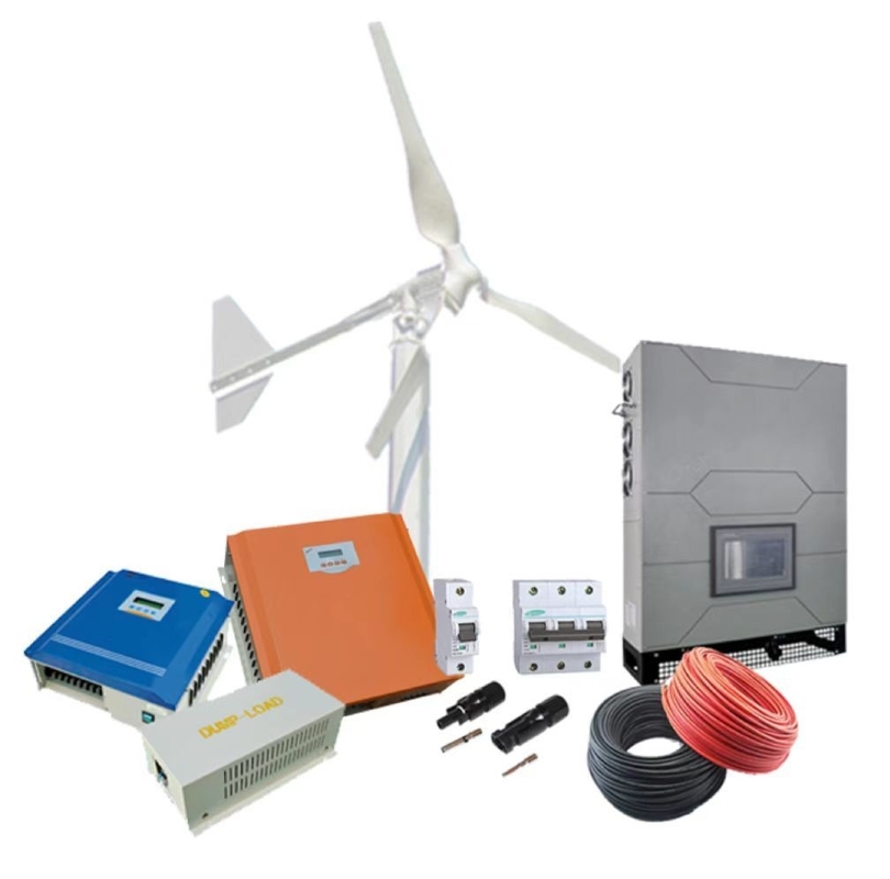10kw 3 Phase On Grid Sistem Generasi Listrik Angin dengan Lembar Serat Kaca Diperkuat