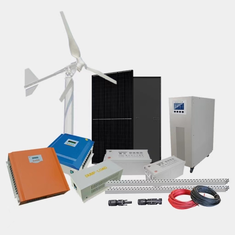 10Kw Off Grid Generator Energi Angin Sistem Generasi Energi Angin Hibrida untuk Daerah Terpencil
