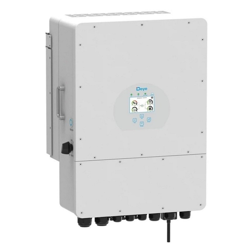 Custom 10kw 60v Inverter surya hibrida 40-60V Baterai Tegangan 2 Kali Daya Puncak