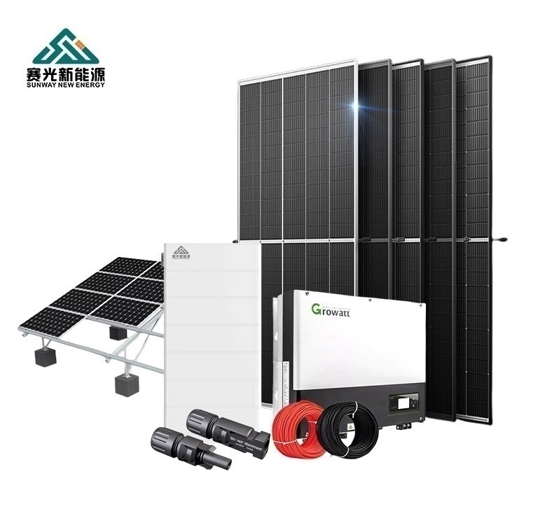 Sistem tenaga surya 5kw 8kw 9kw 10kw untuk tipe pengontrol MPPT dan modus kerja Off Grid Mode