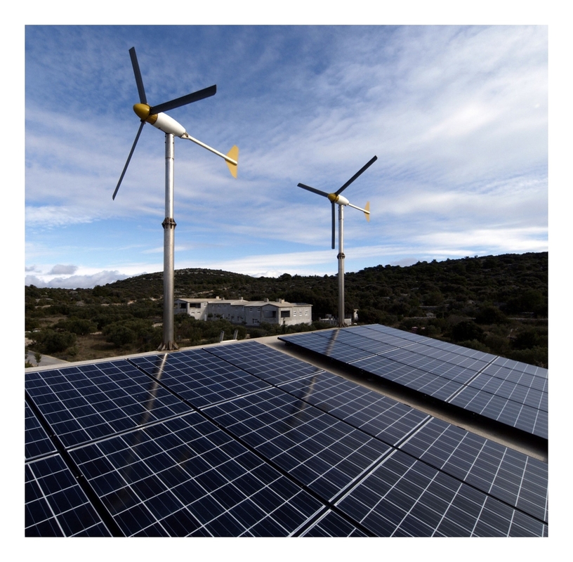 Custom 3kw 5kw 10kw Wind Solar Off Grid Sistem Energi Angin dengan Baterai Lifepo4