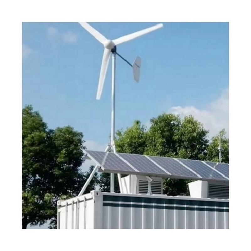 3kw 5kw 10kw Off Grid Home Wind Solar Hybrid Power System dan Baterai Gel yang Bertahan Lama