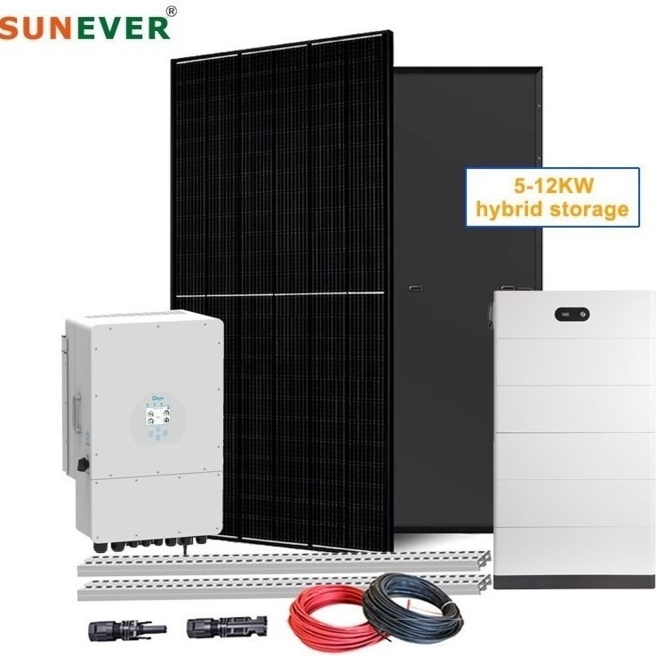 50hz Frekuensi Output 2024 Sistem Penyimpanan Energi Surya untuk Rumah 6kw 8kw 10kw Online Sale