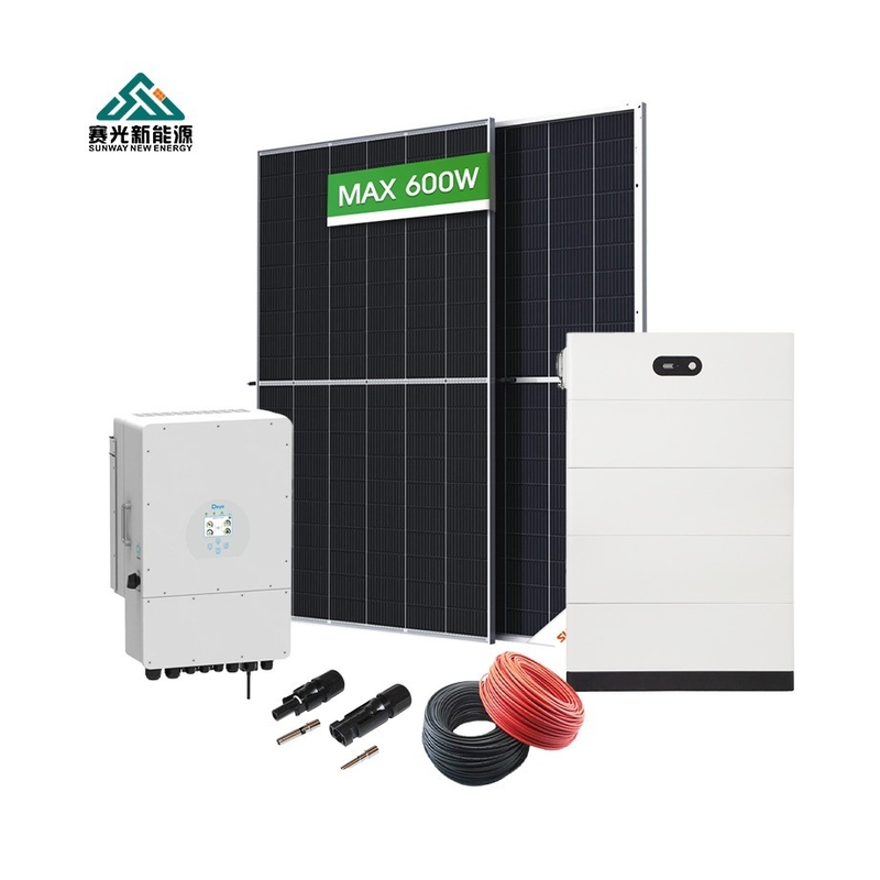 5kw 10kw 15kw 20kw Baterai Surya Sistem Power Storage untuk Rumah Custom dan Profesional