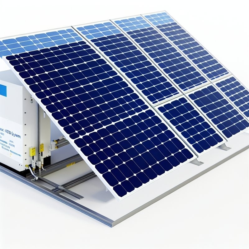 18kg berat panel Sistem energi surya dengan sistem pemasangan STD atap miring dan dukungan teknis lengkap