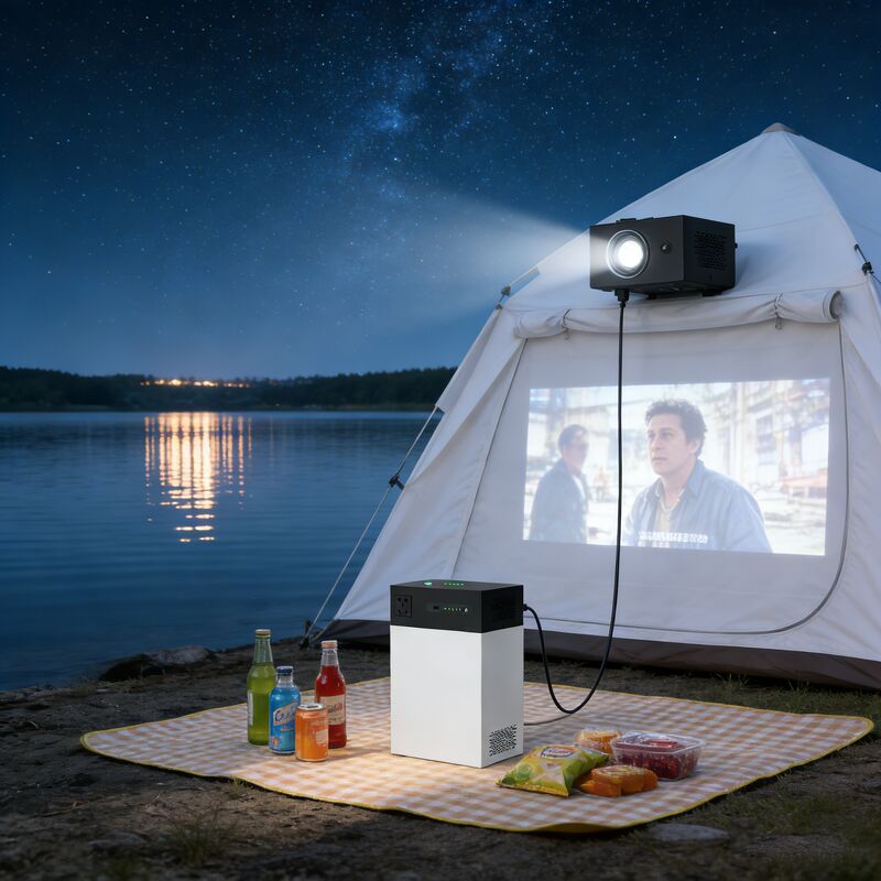 Sistem Energi Surya Off-Grid All-in-One 500W/1004.8Wh Baterai Lithium Iron