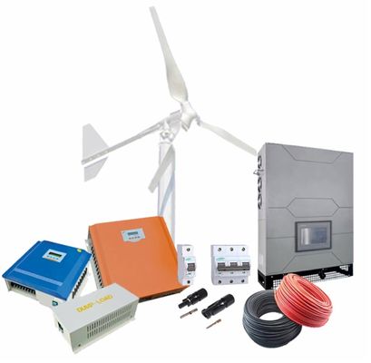 Panel PV 380VAC Sistem Energi Angin 3 Fase AC Permanen Magnet