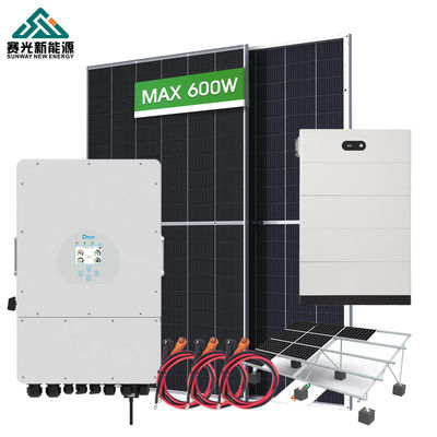 MPPT 8kw Hybrid Solar Energy System Sertifikasi CE/RoHS/UN38.3/MSDS