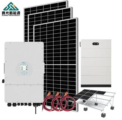 Fotovoltaic Rumah Hybrid Grid Sistem Surya Sistem Solar Hybrid Inverter