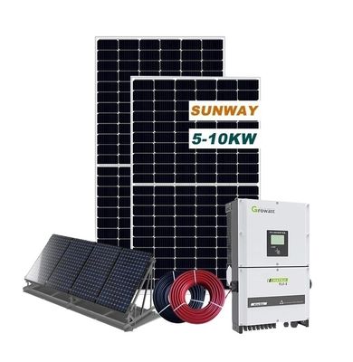 220VAC 10kw Sistem Tenaga Surya Rumah Keuntungan Komersial 50HZ