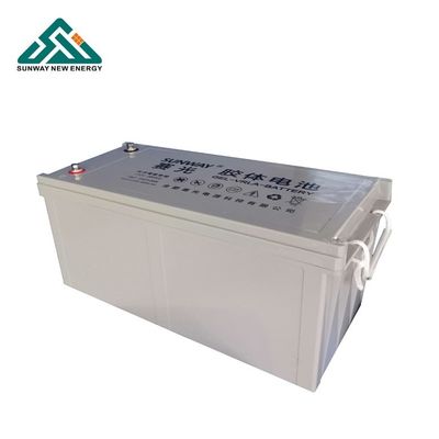 Baterai Gel Asam Timah Surya 12V 200ah/250ah Bahan yang Dipilih untuk Surya