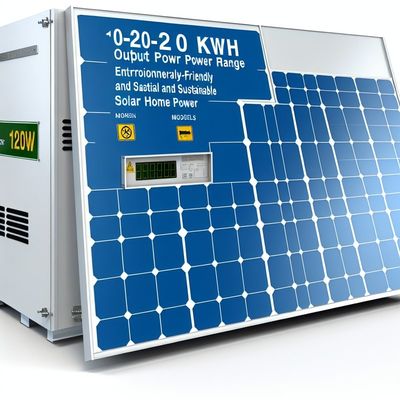 10-20 KWh Rentang Daya Output Sistem Panel Surya Ramah Lingkungan untuk Tenaga Rumah Surya Ramah Lingkungan dan Berkelanjutan