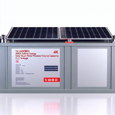 10.24kWh-30kwh Energi Baterai penyimpanan surya untuk panel surya Sumber daya Kapasitas 51.2v Tegangan