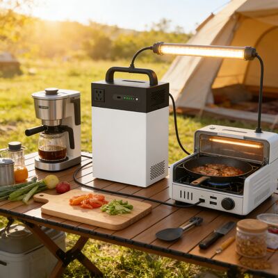 Sistem Energi Surya Darurat Rumah 500W 1004.8Wh – Unit Portabel dengan Pengisian MPPT Cepat & Perlindungan Elektronik Sensitif