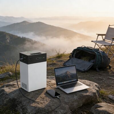 Sistem Energi Surya Tegangan Global 500W 1004.8Wh ESS Portabel